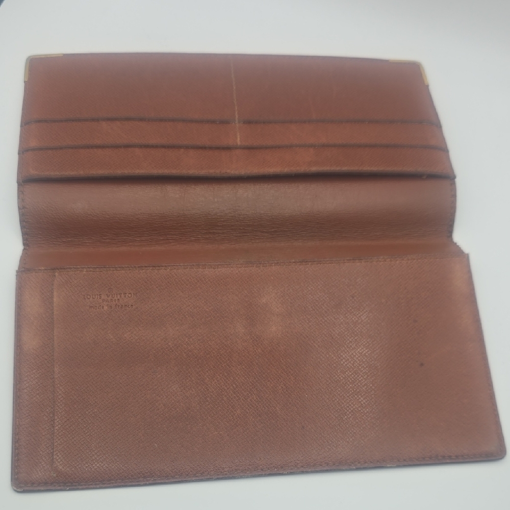 Louis Vuitton Vintage Signiture Brown Monogram Long Bifold Wallet (EUC)COA✨️🖤✨️ - Picture 4 of 10